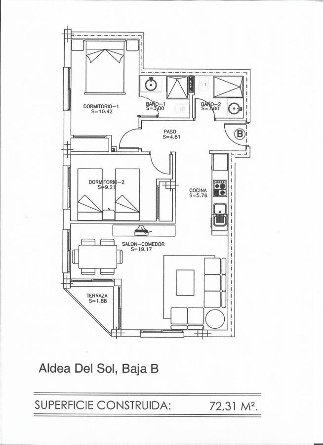 Baja B Beauty, Lo Pagan Apartment Murcia Luaran gambar